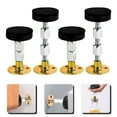 thumbnail image 1 of IDEANATEGRATE 4Ud Stoppers Para Cabecero Ajustables Para Prevención De Golpes Y Ruidos Color Plata, 1 of 8