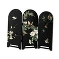 thumbnail image 3 of KLKCMS Folding Desktop Screen Oriental Gift Decorative Desk Privacy Panel for Shelf 30x25cm, 3 of 9