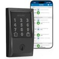 thumbnail image 1 of Schlage Encode Matte Black Electronic Smart WiFi Keyless Entry Deadbolt Lock with Century Trim Rated AAA, 1 of 1