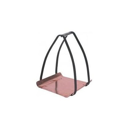 Contemporary Wood Holder, Copper