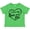 Apple Green, variant on I Love My Oma and Opa in Black Chalk Heart Boys or Girls Toddler T-Shirt