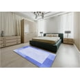 thumbnail image 5 of Ahgly Company Machine Washable Indoor Rectangle Transitional Sky Blue Area Rugs, 3' x 5', 5 of 7