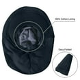 thumbnail image 6 of Waterproof Hat for Hiking UPF 50 UV Sun Protection Wide Brim Women's Flap/Dark Gray, 6 of 8