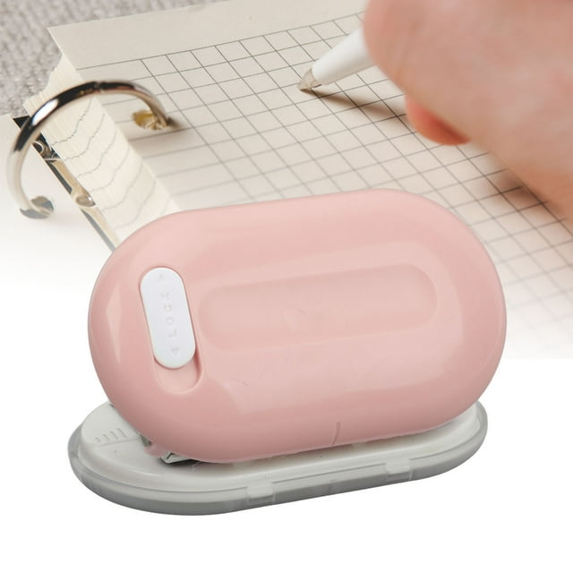 Mini Machine à Perforer Manuelle Compacte pour Papier DIY 3 Trous pour Maison Bureau Dortoir