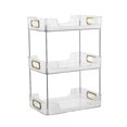 thumbnail image 1 of Baohd Cosmetic Storage Rack Organizer Shelf for Kitchen Home Pantry Countertop Clear, 1 of 8