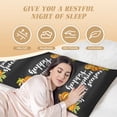 thumbnail image 4 of Body Pillow Cover, Autumn Harvest Pumpkins Body Pillow Cases with Zipper Soft Breathable Smooth Skin Friendly Long Pillow Case 20x60 inches, 1Pcs, 4 of 7