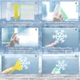 thumbnail image 3 of Pegatinas de decoración de ventanas de copos de nieve blancos, suministros de Año Nuevo decorados para fiestas temáticas congeladas de Navidad, 3 of 7
