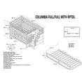 thumbnail image 3 of Columbia Staircase Bunk Bed Full over Full in Mult, 3 of 5