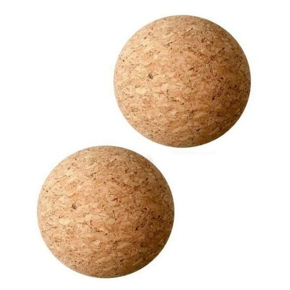 2 * Cork ball stoppers-wood color