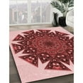 thumbnail image 3 of Ahgly Company Tapis Rectangulaire Lavable en Machine Intérieur Transitionnel Rose Pastel, 2 Pieds x 5 Pieds, 3 of 7