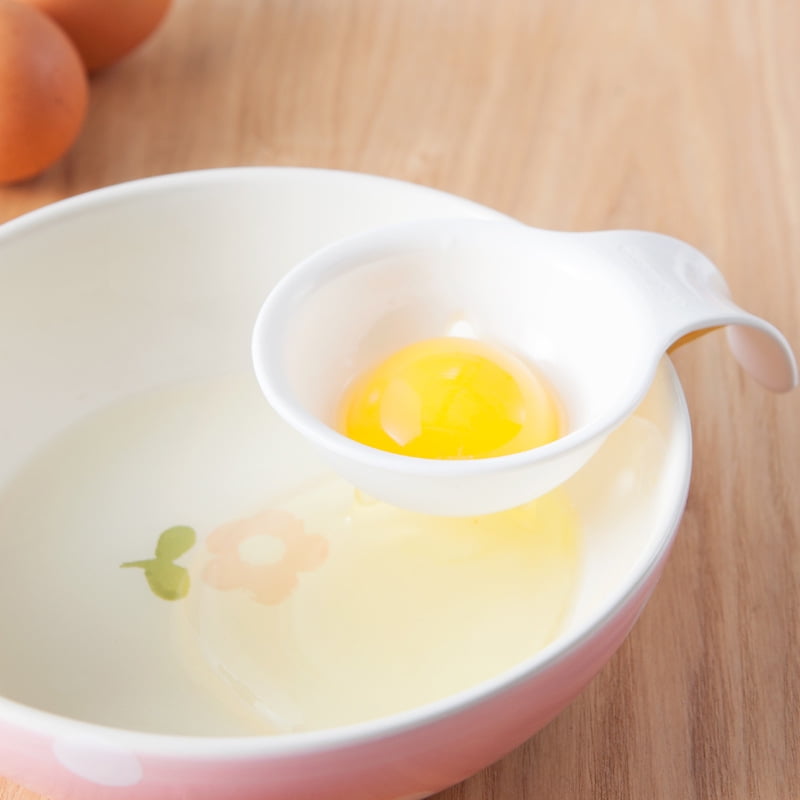 FM_ Spoon Shape Egg White Separator Yolk Filter Sieve Divider Kitchen Tool Rakis 