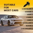 thumbnail image 3 of GFDYREE 4 PCS License Plate Screw Kit, Stainless Steel Weather Proof Bolts Fasteners, Self Tapping Mounting, for Front Rear License Plates & License Plate Frame Covers of Cars, Trucks SUVs (, 3 of 6