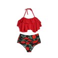 thumbnail image 1 of Honganda Mommy and Me Matching 2PCS Bikini Set, Family Swimsuit, 1 of 5