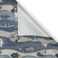 thumbnail image 6 of Ambesonne Fish Valance & Curtain, Cartoon Aquarium, 55"x45", Slate and Cadet Blue Tan, 6 of 6
