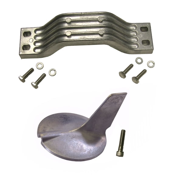 Zinc Anode Kit For YAMAHA 200-300hp HIGH PERFORMANCE 2 Stroke And HPDI Outboard Motors. Includes Hardware.
