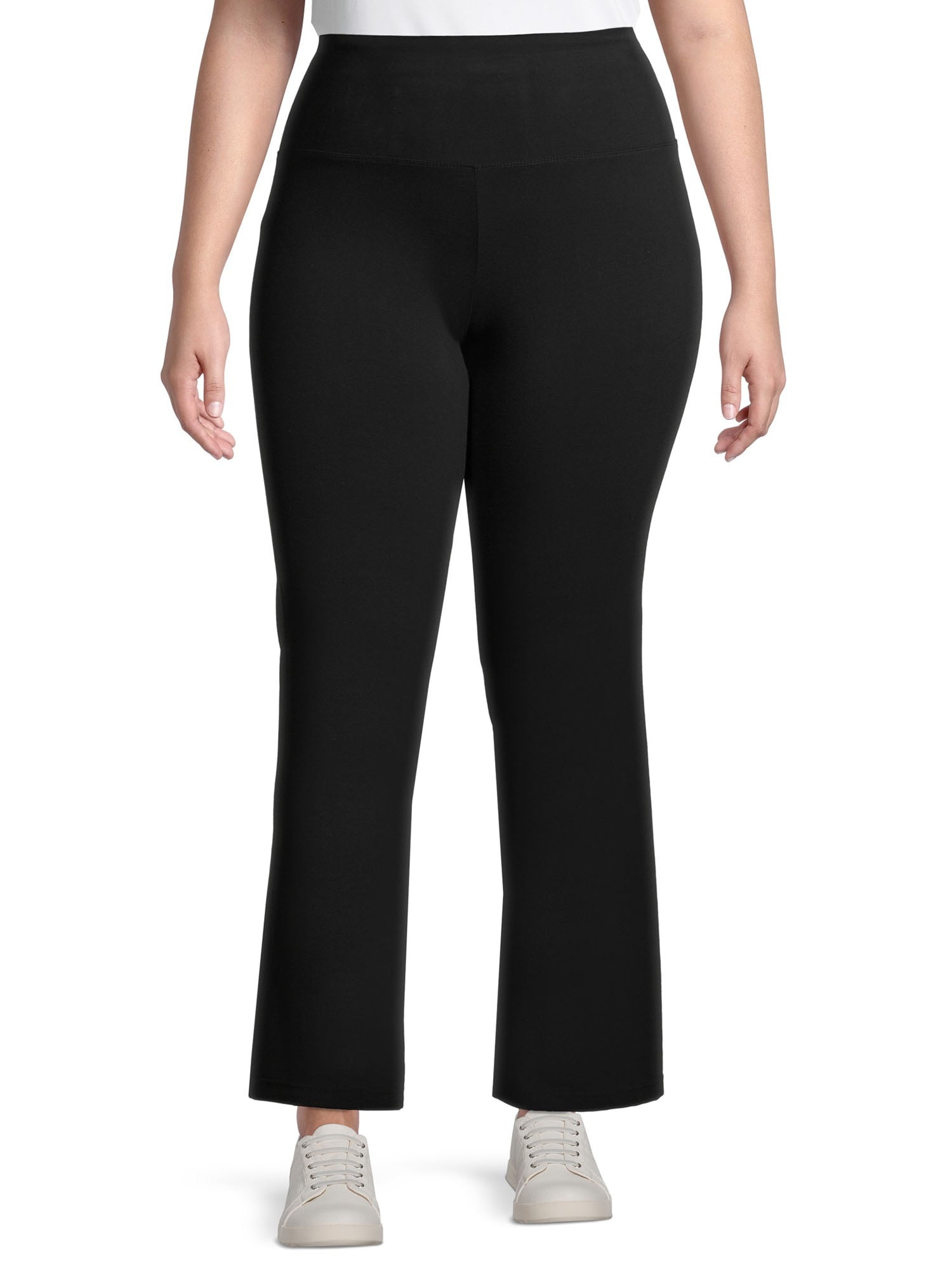 Plus Size Tummy Control Flared Leg Pant 