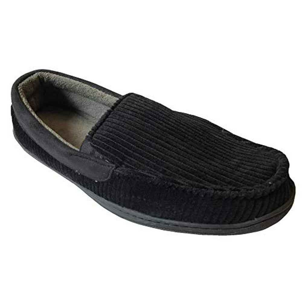 mens moccasin slippers size 14 wide