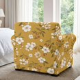 thumbnail image 6 of FKELYI Cherry Flower Print Stretch Armchair Slipcover 2 Pcs Set Couch Sofa Cover with Separate Cushion Cover Non-Slip Furniture Protector Washable Living Room Decor, 6 of 7