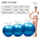 thumbnail image 5 of Bola de Yoga Anti-Burst de Yoga 55 cm/65 cm/75 cm Bola de equilibrio de Estabilidad Pilates Barra Fitness Fitness Bola Con Bomba de Aire, 5 of 6