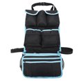 thumbnail image 1 of Organizador de automóviles Bolsa de almacenamiento de tela Oxford con múltiples bolsillos Soporte colgante extraíble en color negro y azul, 1 of 8