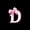 Pink Black D, variant on Erosebridal Bowknot Initial Alphabet M Black Out Curtains,Dreamy Princess Bowtie Kids Curtains Pack of 2 (42x63 Each) For Girls