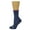Denim, variant on Dr. Motion Women Outdoor Color Block Half-Cushion Crew Compression Socks (1 pair)