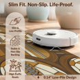 thumbnail image 6 of Design&I 2'x3' Washable Accent Rug Shaped Football Beast Retro Athletic Stripe Footboard Themed for Kitchen, Pet Station, Friendly & Non-Slip Built-In Grip, 6 of 7