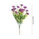 thumbnail image 3 of Decoraciones De Plástico Ramo de flores artificiales de 7 ramas, 35 cm, hojas de plástico para decoración del hogar, bodas y patios (1 unidad) Rkxzt, 3 of 6