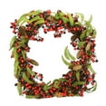 thumbnail image 2 of 24" Red and Black Berry and Pine Cone Artificial Christmas Wreath - Unlit, 2 of 4
