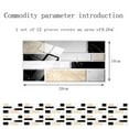 thumbnail image 3 of VINOIC Peel and Stick Tile Stickers 12PC 3D Stone Brick Wallpaper for Kitchen Bathroom Backsplash DIY Home Renovation, 3 of 6