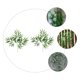 thumbnail image 5 of MERRYHAPY 2Ud Hojas Decorativas De Bambú Verde Con Textura Para Adorno De Plantas, 5 of 8