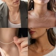 thumbnail image 2 of APSVO S925 Sterling Silver Plated Chains for Women 1.5mm/2mm Non-tarnish Rope Necklace Birthday Graduation Jewelry Gifts Her Ideas Girlfriend Female Wife Mom Teen 14/16/18/20/22/24 Inch, 2 of 6