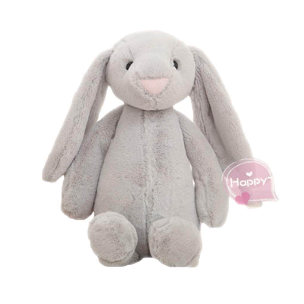B. toys Lapin en peluche de 30,5 cm - Peluche super douce - Jouet lapin lavable - pour bébés, tout-petits, enfants - Hues heureuses - Lapin orange corail - 0 mois