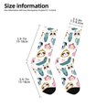 thumbnail image 2 of Uemuo Cartoon Animals Printed Kids Boys Socks Seamless Crew Socks Crazy Funny Athletic Sport Socks for Children, 2 of 6