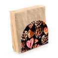 thumbnail image 2 of Hearts Leopard Skin Napkin Holder for Table Clear Napkin Stand Paper Holder Acrylic Organizer Dispenser Napkins for Dinner Kitchen Restaurant Room, 2 of 8