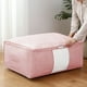 thumbnail image 5 of Bolsa de almacenamiento con asa y cierre, bolsa de viaje para ropa pequeña, almohadas, edredones, bolsas de almacenamiento para viaje, mueble plegable, portátil, material resistente, para, 5 of 7