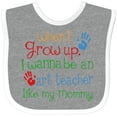 thumbnail image 3 of Inktastic Art Teacher Like Mommy Boys or Girls Baby Bib, 3 of 4