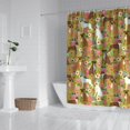 thumbnail image 2 of Cute Boxer Dog and Flowers Florals Shower Curtain 72"x72" ,Bathroom Decorative Shower Curtains Set with 12 Hooks,Modern Waterproof Washable Shower Curtain, 2 of 6