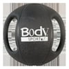 Body Sport ZZRMB08DG 8 lbs Double Grip Medicine Ball, Black