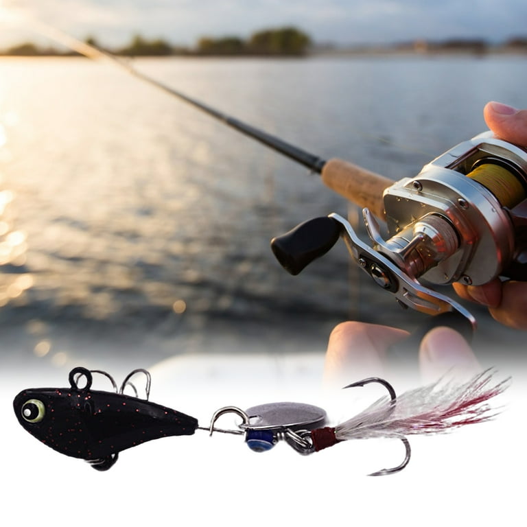 5.8cm/14g Sharp Hook 3D Eyes Simulated Bright Color Fishing Bait Artificial  VIB Bait Bass Fishing Lure for Fishing Gear