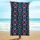 thumbnail image 5 of Microfiber Beach Towel Super Colorful Bath Towel Sandproof Beach Blanket Multi-Purpose Towel For Travel Swimming Pool 30x60 Inch, 5 of 9