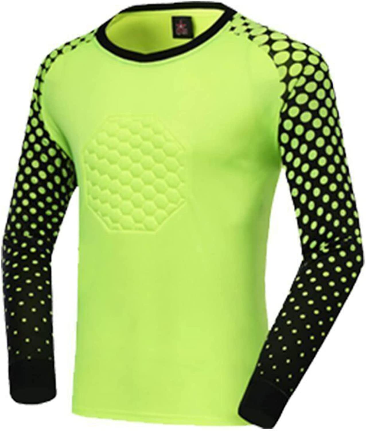CebDs Youth Boys Soccer Goalie Shirt Padded Goalkeeper Jersey Kids