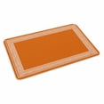 thumbnail image 4 of Burnt Orange Geometric Door Mat Indoor Outdoor, Country Greece Key Art Non Slip Welcome Mat with Rubber Backing, Absorbent Fabric Front Door Mats Entryway Rug for Home Patio Entrance 24"x36", 4 of 9