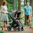 thumbnail image 2 of Chicco Bravo LE ClearTex Quick-Fold Stroller - Pewter (Grey), New, 2 of 13