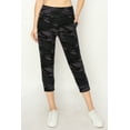 thumbnail image 2 of ALWAYS Women's Slimfit Super Soft Highwaisted Capri Joggers with Pockets 153 Dark Camo Small, 2 of 6