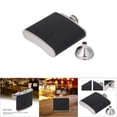 thumbnail image 4 of Portátil de Acero Inoxidable Vino Whisky Frasco de Cuero Elegante Botella de Alcohol Contenedor ANGGREK  Otros, 4 of 8