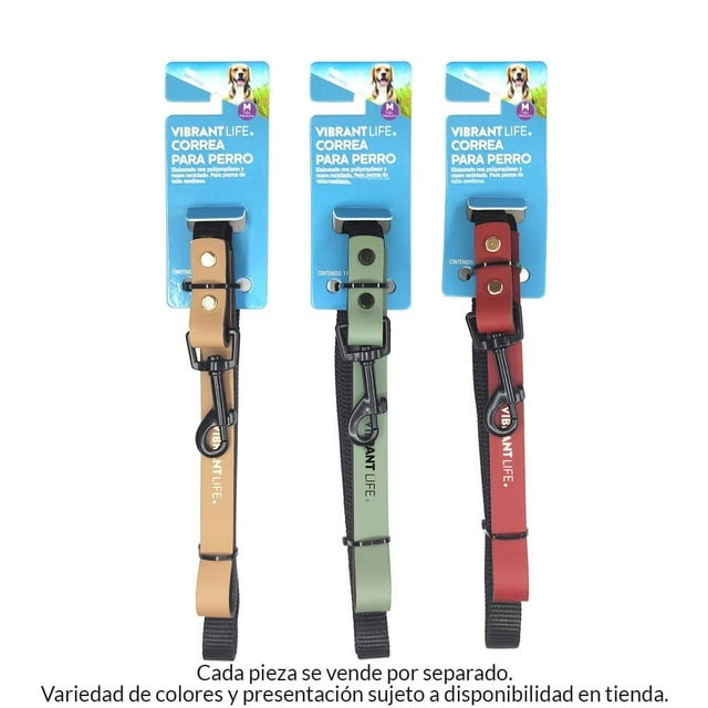Correa para Perro Vibrant Life De Nylon Talla Mediana Varios Colores 1 Pza