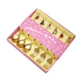 thumbnail image 5 of Fiocias Christmas Spoons Forks Set Multipurpose with Gift Box Reusable Xmas Cutlery Kits gold, 5 of 9