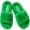 Green, variant on CHICVOMEY Fuzzy Open Toe Slippers for Women Memory Foam Cozy Fluffy Ladies Slippers Cute Bedroom House Slippers Slip on Shoes Indoor