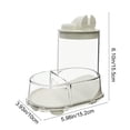 thumbnail image 3 of CuiLiyq Hamster Food Bowl, Small Pet Feeder Non Spill Plastic Feeding Bowl for Hamster Gerbil Mouse Hedgehog (White), 3 of 8